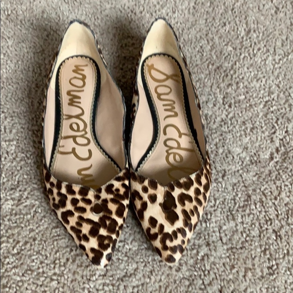 Sam Edelman Rosalie Leopard Flats 7.5